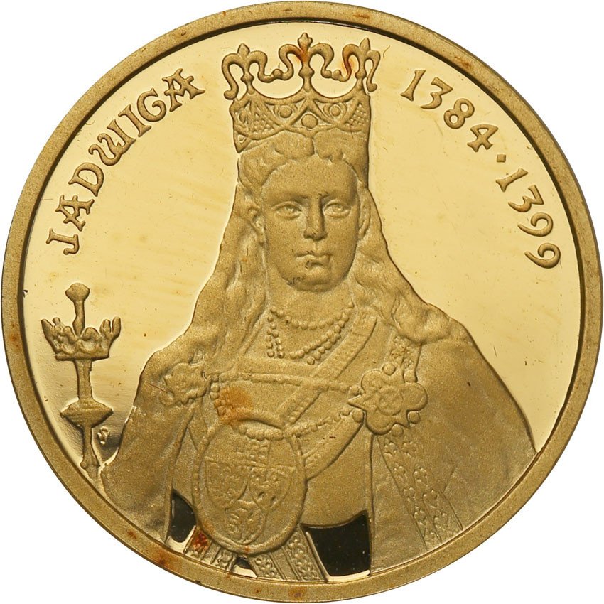III RP. 100 złotych 2000 Królowa Jadwiga